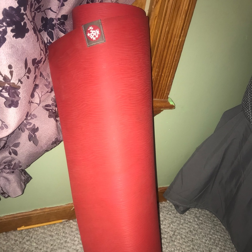Pink manduka eko yoga mat
